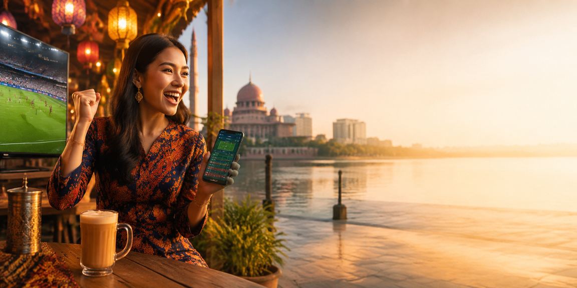 Telefon pintar yang memaparkan aplikasi kasino mudah alih 1857 di Putrajaya